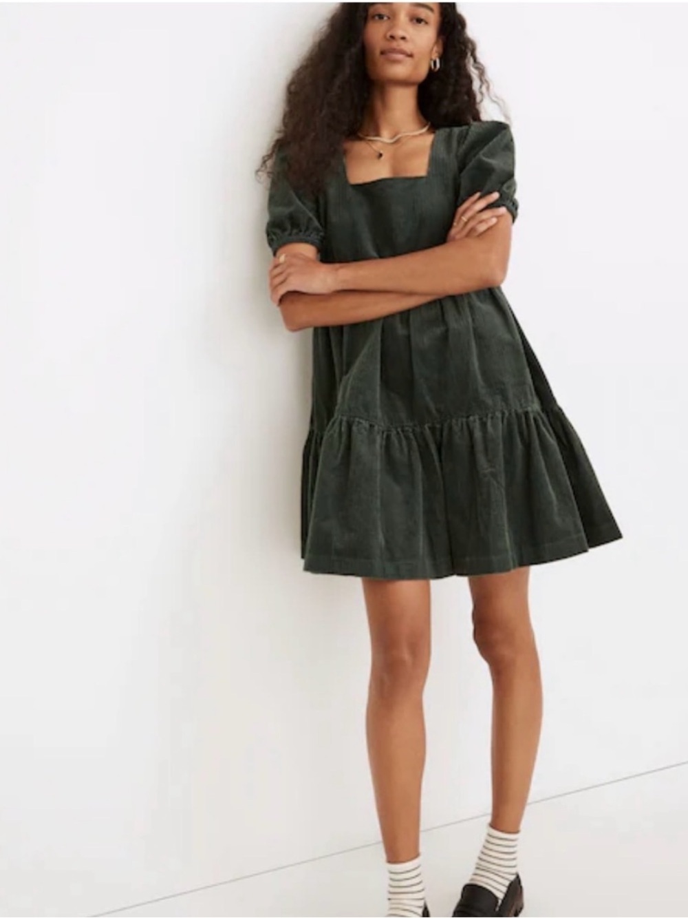 Madewell Aidy oversized boxy babydoll Dress women’s size 2